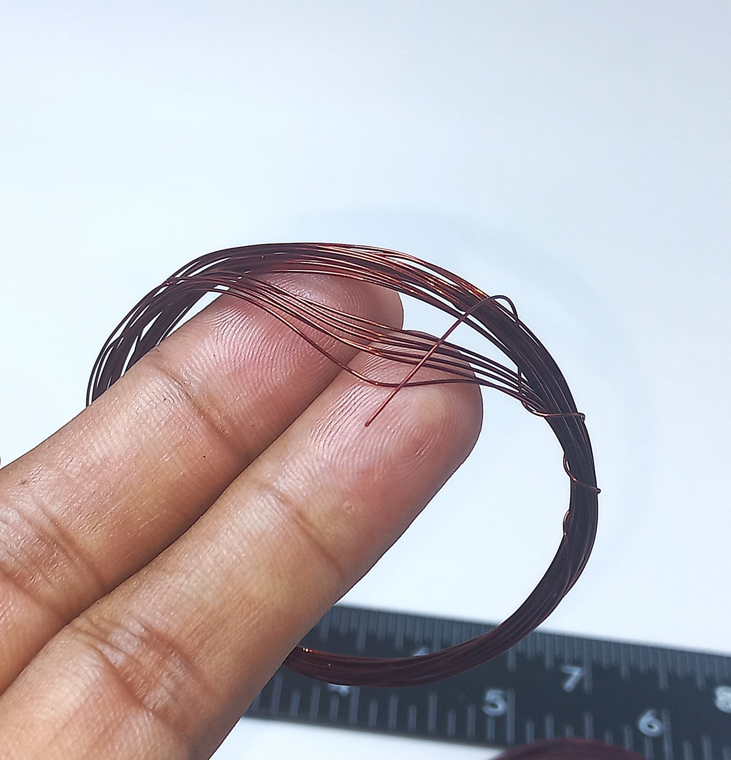 50feet Thin Copper Wire, Non Tarnish, 30gauge (0.2mm).