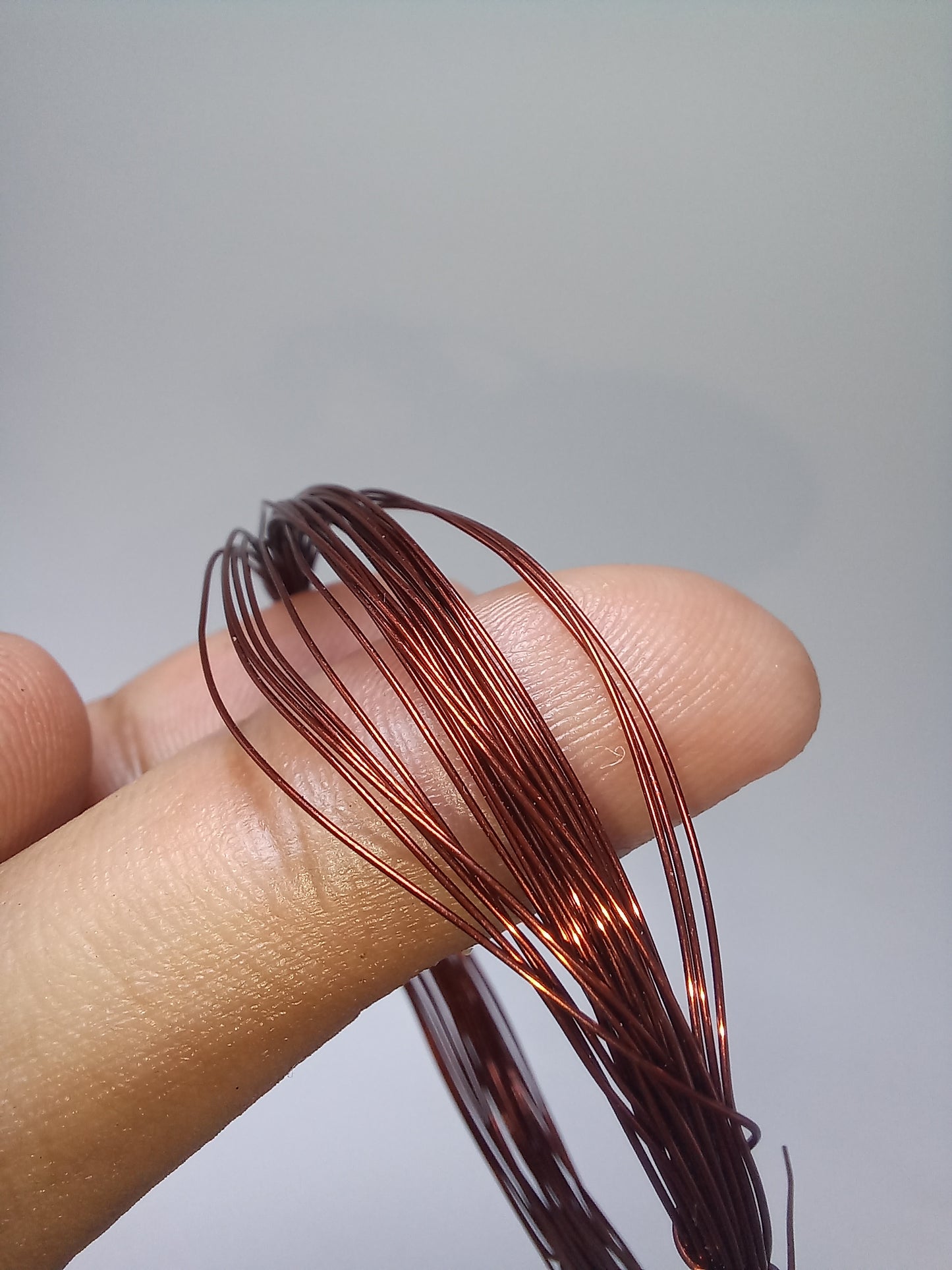 50feet Thin Copper Wire, Non Tarnish, 30gauge (0.2mm).